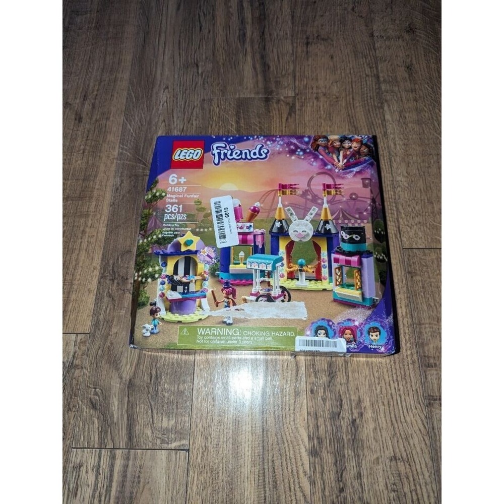 Lego Friends 41687 Magical Funfair Stalls Building Kit 361 Pcs DAMAGED BOX
